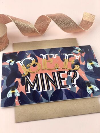 Bee Mine valentines et carte d'amour 2