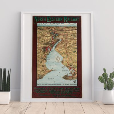 Middlesbrough, Hartlepool - The Tees Ports - Art Print