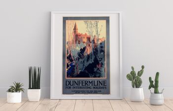 Dunfirmline pour des vacances intéressantes - Impression artistique Premium