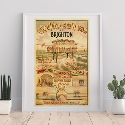 A Sea Voyage On Wheels At Brighton - Premium Art Print