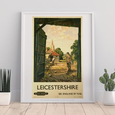 Leicestershire - 11X14” Premium Art Print