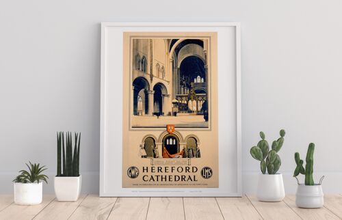Hereford Cathedral - 11X14” Premium Art Print