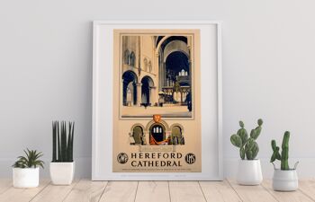 Cathédrale de Hereford - 11X14" Premium Art Print