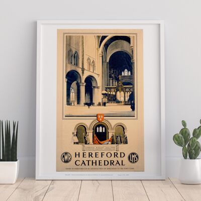 Hereford Cathedral - 11X14” Premium Art Print