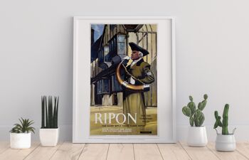 Ripon pour les vallées du Yorkshire - 11X14" Premium Art Print