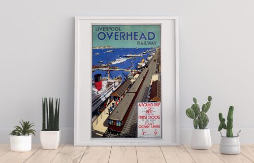 Liverpool Overhead Railway - 11X14” Premium Art Print
