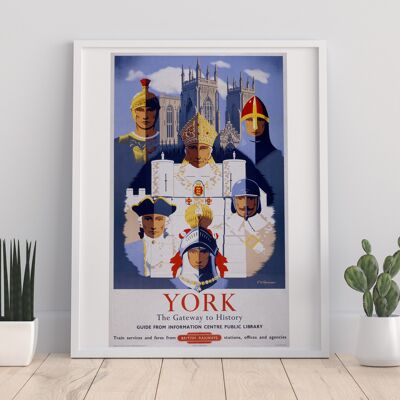 York, The Gateway To History - 11X14” Premium Art Print