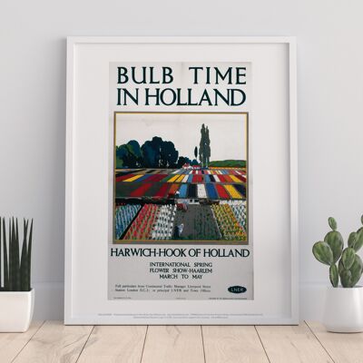 Bulb Time In Holland, Harwich-Hook - Premium Art Print