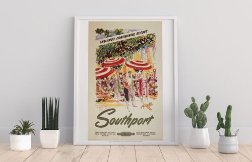 Southport - England's Continental Resort - 11X14” Art Print