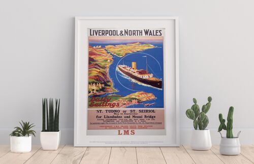 Liverpool And North Wales Daily Sailings - 11X14” Art Print