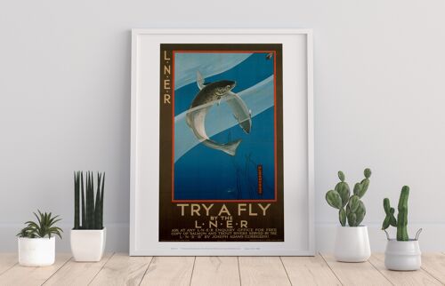 Try A Fly - 11X14” Premium Art Print