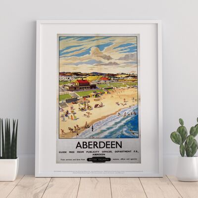 Aberdeen, Scotland - 11X14” Premium Art Print