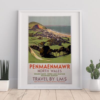 Penmaenmawr, North Wales - 11X14” Premium Art Print