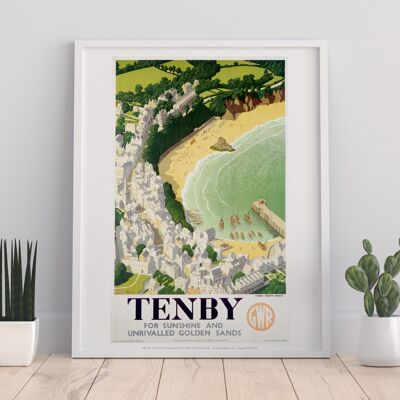 Tenby, For Sunshire - 11X14” Premium Art Print