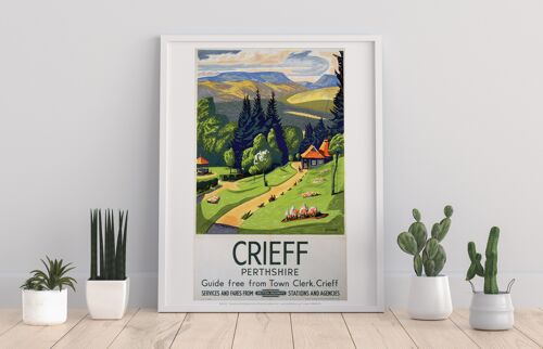 Crieff Perthshire - 11X14” Premium Art Print