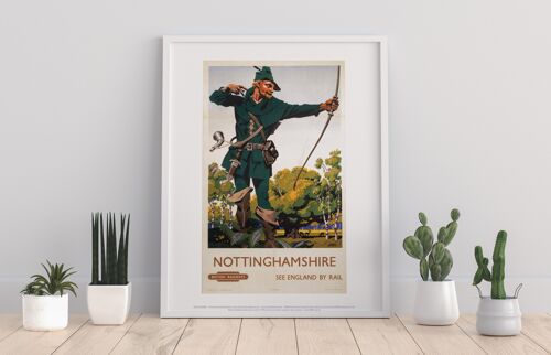 Nottinghamshire - 11X14” Premium Art Print