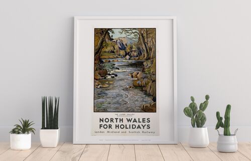 The Lledr Valley, North Wales - 11X14” Premium Art Print