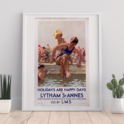 Lytham St Annes, Happy Days - 11X14” Premium Art Print