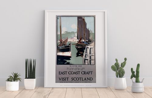 East Coast Craft - Visit Scotland - 11X14” Premium Art Print