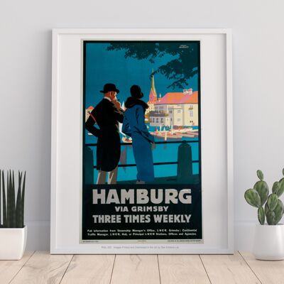 Hamburg Via Grimsby Weekly - 11X14” Premium Art Print