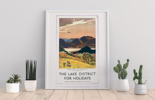 The Lake District For Holidays - 11X14” Premium Art Print