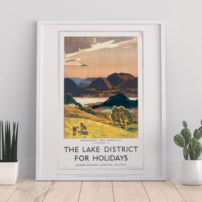 The Lake District For Holidays - 11X14” Premium Art Print
