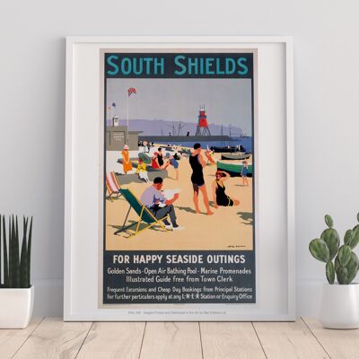 South Shields For Happy Seaside Outings - Premium Art Print