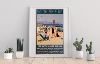 South Shields pour de joyeuses sorties en bord de mer - Impression d'art premium