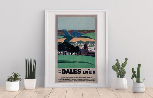 To The Dales By Lner - 11X14” Premium Art Print