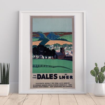 To The Dales By Lner - 11X14” Premium Art Print