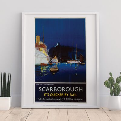 Tunny Fleet At Scarborough - 11X14” Premium Art Print