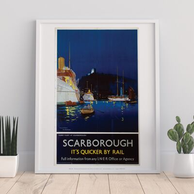 Tunny Fleet At Scarborough - 11X14” Premium Art Print