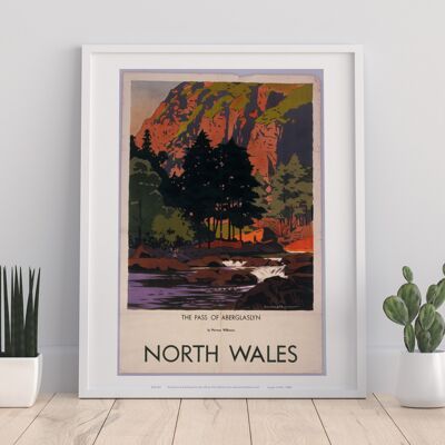 North Wales, The Pass Of Aberglaslyn - Premium Art Print