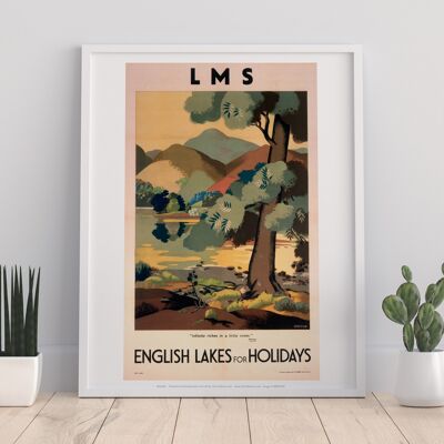 English Lakes For Holidays - 11X14” Premium Art Print