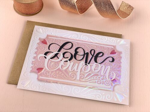 Love Coupon valentines and love card