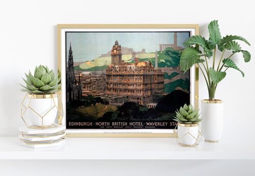 North British Hotel, Edinburgh - 11X14” Premium Art Print