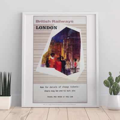 British Railway London - 11X14” Premium Art Print