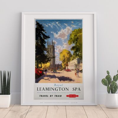 Royal Leamington Spa - Travel By Train - Premium Art Print