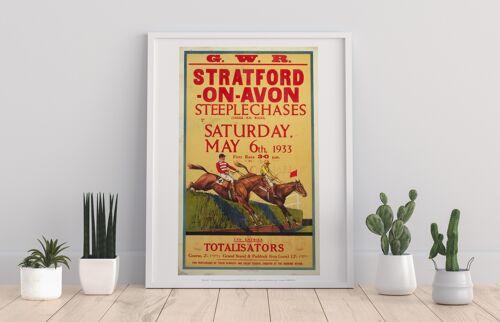 Stratford-Upon-Avon - Steeplechases Race 1933 - Art Print