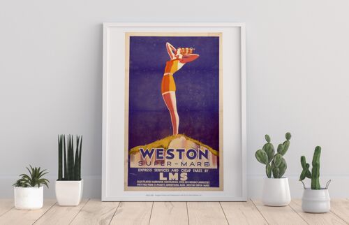 Weston-Super-Mare - 11X14” Premium Art Print