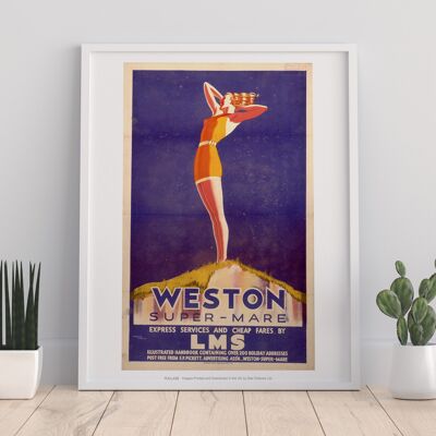 Weston-Super-Mare - 11X14” Premium Art Print