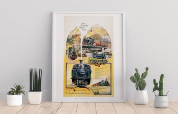 Les grands petits trains du Pays de Galles - Art Print