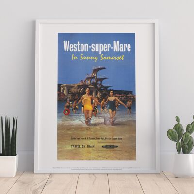 Weston-Super-Mare - In Sunny Somerset - Premium Art Print