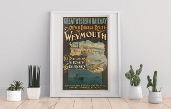 Route directe vers Weymouth - Great Western Railway Impression artistique