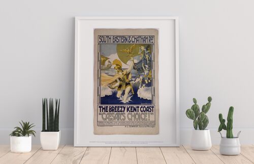 South Eastern And Chatham Railway - Brezzy Kent - Art Print