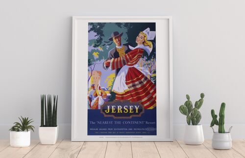 Jersey - Nearest Continent Resort - 11X14” Premium Art Print