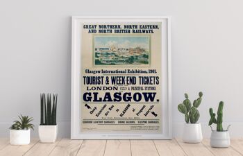 Exposition internationale de Glasgow - Chemins de fer Impression artistique
