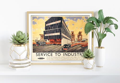 Service To Industry, Glasgow - 11X14” Premium Art Print