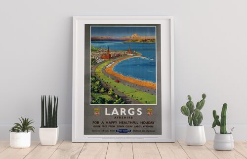 Largs Ayrshire - British Railways Art Print