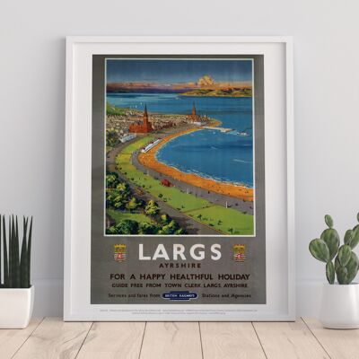 Largs Ayrshire - British Railways Art Print